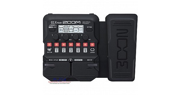 Jual Zoom G1X FOUR w/AD16E Multi effects Processor with Expression 